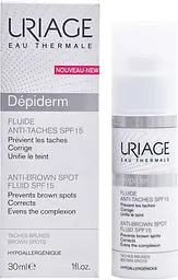 Емульсія для обличчя і тіла Uriage Dépiderm Fluide Anti-Taches SPF 15, проти пігментації, 30 мл - мініатюра 2