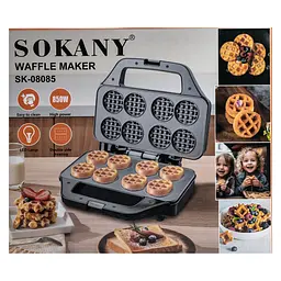 Вафельниця SOKANY SK-08085 на 8 вафель, чорний Sokany SK-08085 - мініатюра 10
