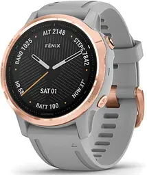Смарт-годинник Garmin Fenix 6S Rose Gold-tone with Powder Grey Band (010-02159-21/20)