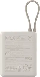 Портативна батарея Power Bank Xiaomi10000mAh 33W Integrate Cable BHR9333GL Brown - мініатюра 2