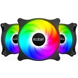 Вентилятор 120 мм, FX-120 ARGB, Black, 3 шт PcCooler teh0028672 - мініатюра 6