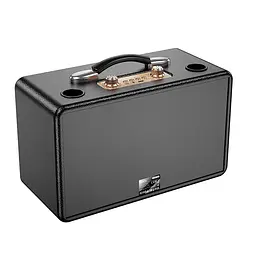 Bluetooth колонка Hoco HA8 Ave outdoor + два мікрофона Black - мініатюра 4