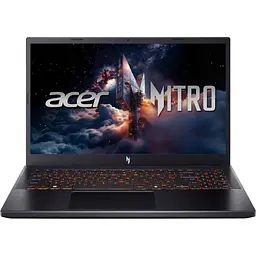 Ноутбук Acer 15.6 Nitro V 15 ANV15-52-50XT 1920x1080 IPS/Intel Core i5-13420H/16GB/512SSD/RTX 5060 8GB/DOS/Black (NH.QZ8EU.00J)