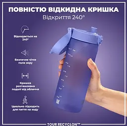 Пляшка для води ION8 750 мл (ЕКО пляшка) BPA Free Light Purple (I8RF750PERI) - мініатюра 4