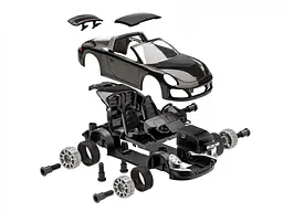 Конструктор Revell зі світлом та звуками Junior kit Porshe 911 Targa 4S чорний 00822 - мініатюра 4