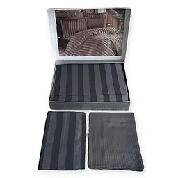 Постільна білизна Maison D’or Fous Grey Black Сатин-Бамбук Maison D'or pbe0051902 - мініатюра 2