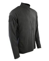 Флісова кофта Kombat UK Alpha Mid-Layer Fleece L Чорна (1000-kb-amlf-blk-l) - мініатюра 2