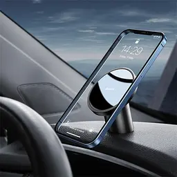 Автотримач Baseus Magnetic Car Mount (For Dashboards and Air Outlets) 2in1 чорний SULD-01 - мініатюра 7