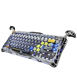 Клавіатура Gravastar Mercury K1 Special Edition - Interstellar Silver - мініатюра 2
