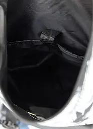 Жіночий рюкзак ролл Sambag RollTop Milton чорний з принтом Palm 41 х 30 х 16 см (24251720) - мініатюра 8
