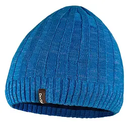 Водонепроникна шапка DexShell Heathered Rib Knit Beanie, onesize (56-58 см), блакитний