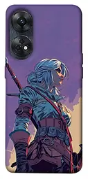 TPU чехол Demsky The witcher ciri для Oppo Reno 8 T 4G