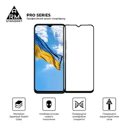 Захисне скло на TECNO Spark 9 Pro (KH7n)/Go 2023 (BF7)/10 4G (KI5q)/10C (KI5m) Infinix Smart 7 (X6515)/7 HD (X6516) з олеофобним покриттям, Pro, повне проклеювання, антистатичний і пиловідштовхуючий шар, 9H, самоклеючеся, 2.5D, на весь екран - мініатюра 2