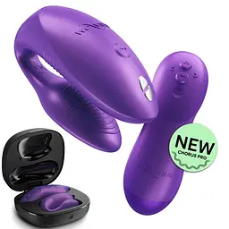 Вибратор We-Vibe Chorus Pro Cosmic Purple для пар со смарт-управлением