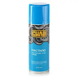 Мастило автомобільне СИЛА сухе з PTFE 200 мл (951484)