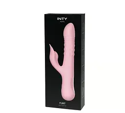 Вібратор з кліторальним відростком INTY Toys – Flirt – Pink INTY Toys INTY-02-009 102009