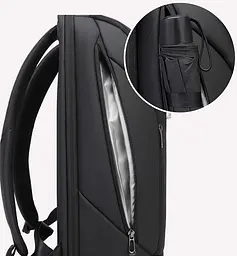 Рюкзак міський Bange BG-2517 25л ранець з відсіком для ноутбука до 15.6'' USB-роз'єм Black (19370) - мініатюра 3