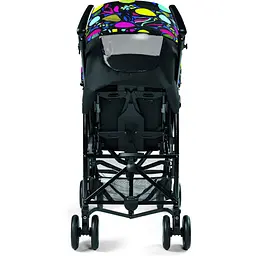 Коляска Peg-Perego Pliko Mini Classico Manri, чорна з малюнком (IPKR280035RO01MK01) - мініатюра 4