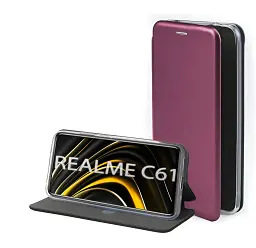 Чохол до мобільного телефона BeCover Exclusive Realme C61 Red Wine (712556) - мініатюра 6