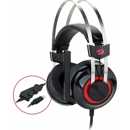 Ігрові навушники Redragon Talos H601 USB Black (77692) [150110] - мініатюра 2