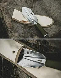 Лопата багатофункціональна Naturehike NH20GJ001, паракорд / нержавіюча сталь - мініатюра 2
