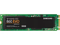 Накопичувач SSD Samsung m.2 sata 500Gb 860 Evo (MZ-N6E500BW) Б/в - мініатюра 3