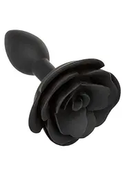 Анальна пробка Calexotics Rose Anal Plug Small, 7.5 см (чорний) - мініатюра 7