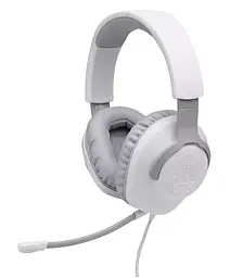 Навушники JBL дротові повнорозмірні Quantum 100 ( QUANTUM100WHT) Білі - мініатюра 2
