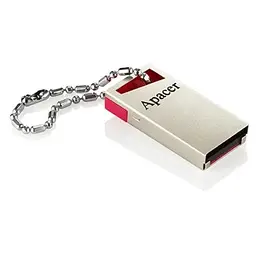 Флеш-накопичувач USB 64Gb AH112, Silver/Red, USB 2.0 (AP64GAH112R-1) Apacer teh0029077 - мініатюра 4