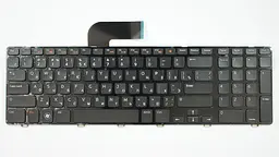 Клавіатура для ноутбука DELL (Inspiron: 5720, 7720, N7110, Vostro: 3750, XPS: L702X) rus, black - мініатюра 2