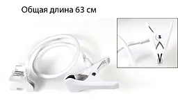 Тримач-прищіпка для фітолампи - мініатюра 3
