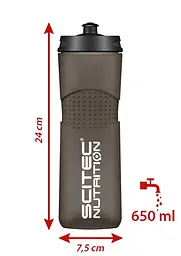 Пляшка Scitec Nutrition Bidon Bike Bottle 650 мл, Black - мініатюра 2