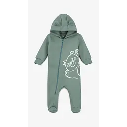 Чоловiчок Ведмежа флісовий для хлопчика Baby Life 22-05 74 см Оливковий