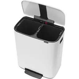 Бак для сміття Brabantia Bo з педаллю 2x30 л білий (211447) - мініатюра 2
