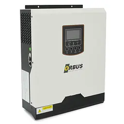 UPS ДБЖ гібридний інвертор ORBUS VP300024, 3000W, 24 V, струм заряду 0-70A, 160-275V, ШІМ-контролер (50А, 80 Vdc) - мініатюра 1