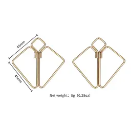 Затискачі для сосків LOCKINK Minimalism Nipple Clamps, золотисті - мініатюра 8