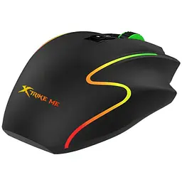 Мишка XTRIKE ME GM-518 ігрова 12800dpi 9 кнопок RGB високий профіль чорна - мініатюра 2