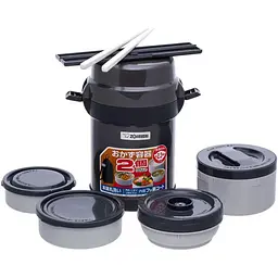Набір для ланчу Zojirushi SL-JAF14HG 1.23 л Grey (1678.00.92) [150460]