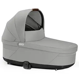 Коляска Cybex Balios S Lux SLV Stone Grey з бампером + Люлька Cybex S Stone Grey - мініатюра 3