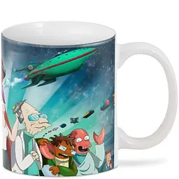 Кухоль GeekLand Футурама Futurama 02.28 постер.164 330 мл білий - мініатюра 2