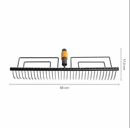 Граблі для прибирання газону Fiskars QuikFit 135514 (1000656) (насадка) - мініатюра 3