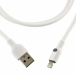 Кабель Havit HV-CB6283 2.4A USB - Lightning 1 м білий (HV-CB6283) - мініатюра 3