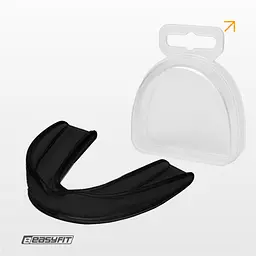 Капа для боксу EasyFit чорна - мініатюра 4