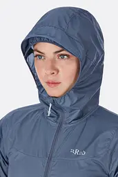 Куртка Rab Vital Windshell Hoody Women's 14 Сірий-Блакитний - мініатюра 5