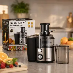 Соковитискач Sokany SK-JB-176 / Соковитискач з 2 швидкостями 800 Вт / Соковитискач електричний - мініатюра 4