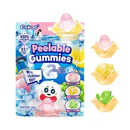 Желейні цукерки Cokoc Peelable Gummies Mixed Fruits Soda 60г - мініатюра 2