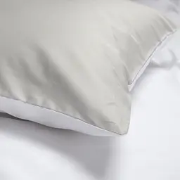 Наволочки сатин premium 300ТС Lotus Home - Florida сірий 50x70 (2 од) - мініатюра 2