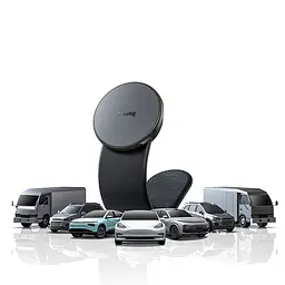 Магнітний MagSafe автотримач із зарядкою Baseus C02 Pro Magnetic Wireless Charging (C40156000111) - мініатюра 9