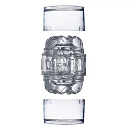 Мастурбатор Fleshlight Quickshot Vantage прозорий - мініатюра 3