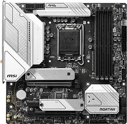 Материнська плата MSI MAG B660M Mortar Wi-Fi DDR4 LGA 1700 (MAG B660M MORTAR WIFI DDR4) Б/В